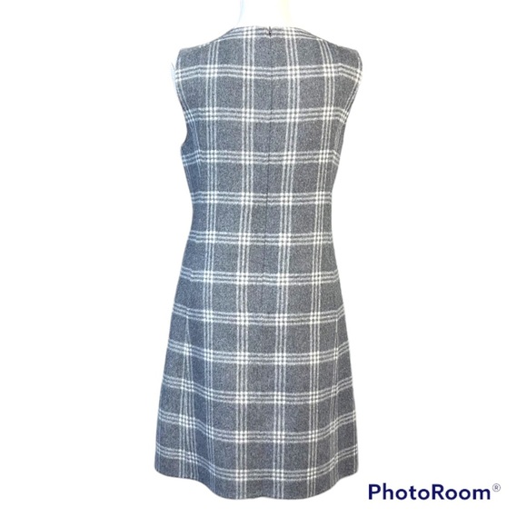 Theory Vent Front Shift Dress wool/cashmere Sz 6 - Picture 4 of 9